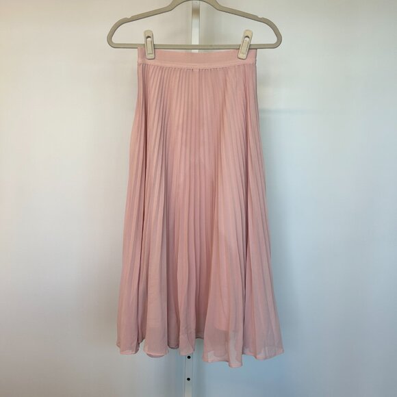 Gentle Fawn Dresses & Skirts - Gentle Fawn x The Jilly Box Pink Pleated Midi Skirt